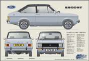 Ford Escort MkII 1300 Ghia 1975-80